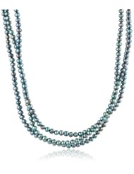 Peacock Freshwater Cultured Pearl Endless Necklace (5-5.5mm), 100"