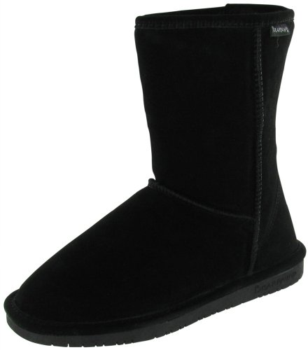 BEARPAW Women’s Emma Short Boot,Black,8 M US
