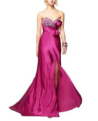 Sleeveless Sweetheart Sheath Belted Backless Charmeuse  Dress with a Court Train 