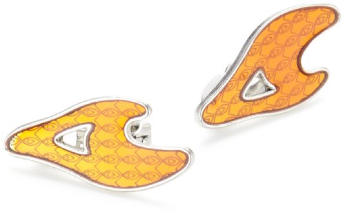 Pilgrim Damen-Ohrclips Swan Versilbert, Orange 473-803 Preisvergleich