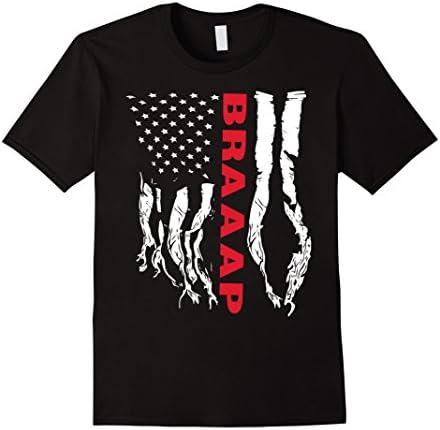 Men's Braaap Shirt - Braap Motorcycle T-shirt, Motocross Shirts Large Black