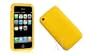 Apple iPhone 3G 3Gs 8GB 16GB 32GB Textured Silicone Skin Case Cover + Free Screen Protector, Yellow, One Size