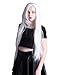 HDE Women's Bright White Wig with Bangs 32