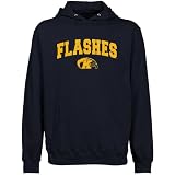 NCAA Kent State Golden Flashes Navy Blue Mascot Arch Lightweight Pullover Hoody