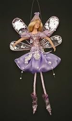 Purple Violet Fairy Fairy Ornament 8"
