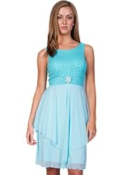Polyester Short General Print Crystal Stretchy Bridesmaid Dress/Party Dress/Wedding Dress 