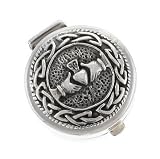 Claddagh Celtic Pill Box Sterling Silver