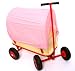 Bollerwagen Handwagen Leiterwagen mit Sitz ~ Dach Pink/Rosa