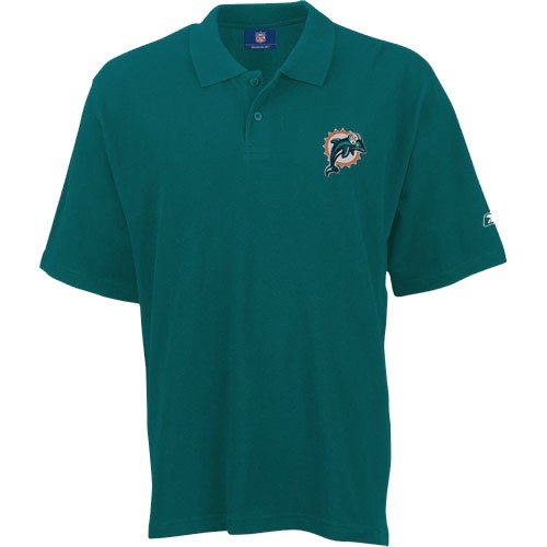 Miami Dolphins Reebok Teal RA Polo Shirt