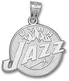 Utah Jazz 1''Sterling Silver Logo Pendant