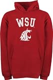 Washington State Cougars Youth Red Tackle Twill Hooded Sweatshirt