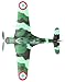 Morane-Saulnier MS.406 Diecast 1:72 Fighter Model (Amercom SL-51) - Adult Model Aircraft - Airplane - Military - Display Only