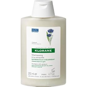 Klorane Silver Highlights Shampoo with Centaurea Extract for Grey/White Hair 200ml