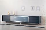 Lexington Low Profile TV Stand Contemporary Entertainment Center for Plasma / LCD or Wide Screen TVs in Espresso
