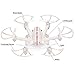 Coocheer MJX X800 Hexacopter RC Quadcopter Drone 2.4GHz 6-Axis Gyro 3D Roll White