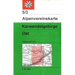 DAV Alpenvereinskarte 05/3 Karwendelgebirge Ost 1 : 25 000: Topographische Karte