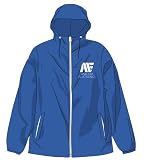 ガンダム アナハイムフーデッドウインドブレーカー ブルー サイズ:M
