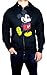 Mickey Mouse Zip Hoodie Black