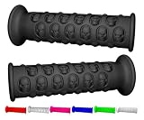 Moto Grip Brand Premium Skull Razor Scooter Grips