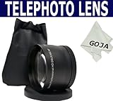58MM 2X Telephoto Lens for Canon EOS Rebel T1i 350D 400D Rebel XTi, include ....