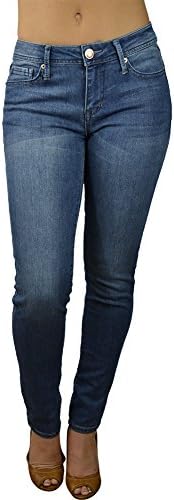 Alfa Global Women's Regular to Plus Size Skinny Stretch Denim Washed Pants LightBlue 14