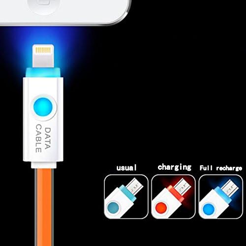 Altavors LED Light Micro USB Charging Data Sync Cable for IPhone6/6S/6 plus/5/5S/5C¡­