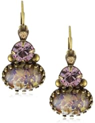 Sorrelli "Mirage" Stacked and Scalloped Gold-Tone Earrings