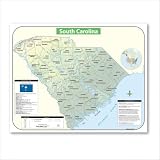 Shaded Relief Map - State State: Texas