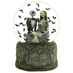 Nightmare Before Christmas Movie Water Snow Globe New