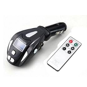 TeckNet FM29A USB Flash Memory MP3 Modulator / Player, Supports SD/MMC Card With Remote Control - Black