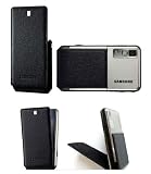 Electronics : Genuine Samsung Tocco F480 Flip Leather Case Pouch