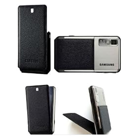 Genuine Samsung Tocco F480 Flip Leather Case Pouch