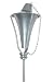 72 Inch Ground Torch (set Of 12) Conical Cage Pewter