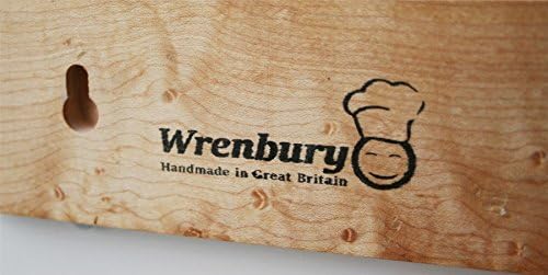 Wrenbury 18" Figured Maple Wood Magnetic Knife Rack Holder
