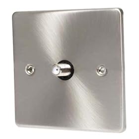SATIN CHROME SATELLITE TV SOCKET C469BCB