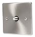 SATIN CHROME SATELLITE TV SOCKET C469BCB