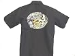 Lucky 13 King of Fools Joker Skull Mens Button Front Shirt, Joker King of Fools Mens Lucky 13 Gambler Vegas Shirt
