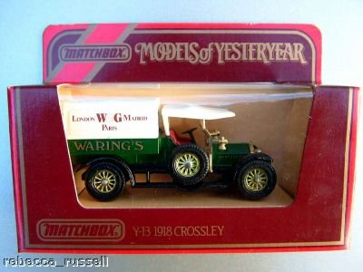 Childrens Toyshop  Toys : Matchbox Models of Yesteryear Y-13 1918 Crossley Warings