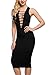 Zeagoo Womens Bodycon Deep V Neck Club Bandage Party Cocktail Summer Dresses