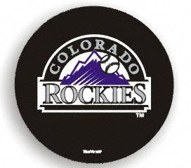Buy Colorado Rockies Black Tire Cover by FansEdge