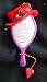 Red Hat Society Wrinkles, Gray Hair Red Hat Ornament