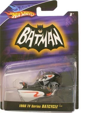 Hot Wheels Batman 1:50 Scale 1966 TV Series Batcycle Diecast