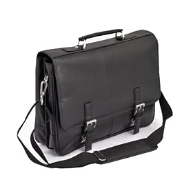 Kenneth Cole Reaction Business and Luggage Leather Flapover Portfolio