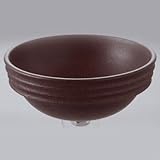 洗面ボール 陶器 コゲ窯肌 半埋型直径270ミリ