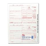 Tops 5-Part Miscellaneous 1099 Tax Forms For Laser Printers 50 Pack (22993)