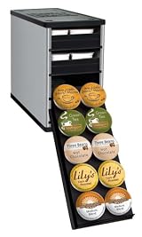 YouCopia CoffeeStack 40 Keurig K-Cup Cabinet Organizer, Silver