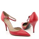 VIA SPIGA Abbazia New Heels Pumps Red Womens