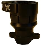 Maddog Designz Spyder Clamping Feed Neck - Holes - Dust Black