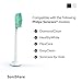 SoniShare New Replacement Toothbrush Heads for Philips Sonicare ProResults HX6013/HX6014, 4 Pack [8, 12, 20 Packs Available]