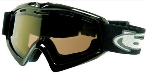 Bolle X-9 OTG Goggle,Shiny Black,Polarized Brown Lens